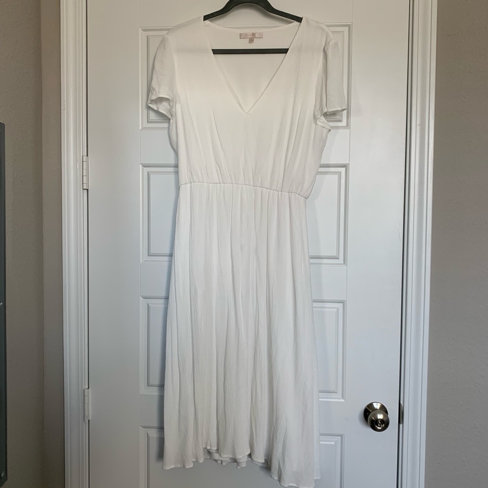 NWOT White WAYF dress
